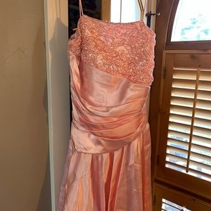 Pink party dress